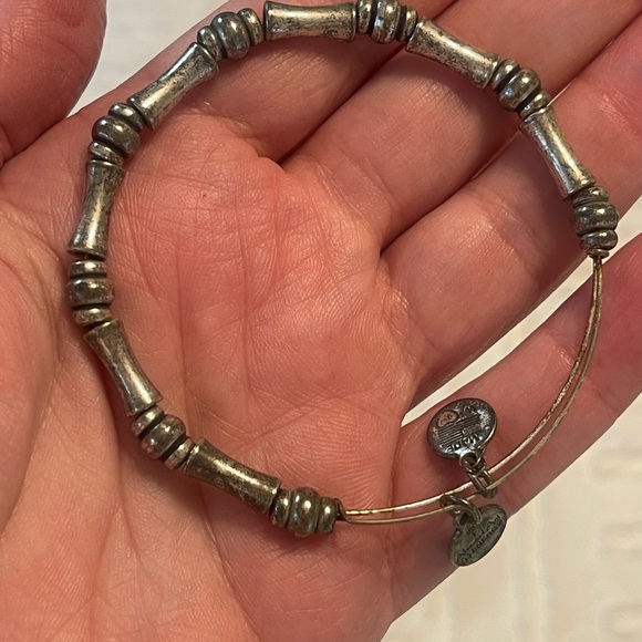Alex and Ani Silver Expandable Bracelet - Picture 2 of 3